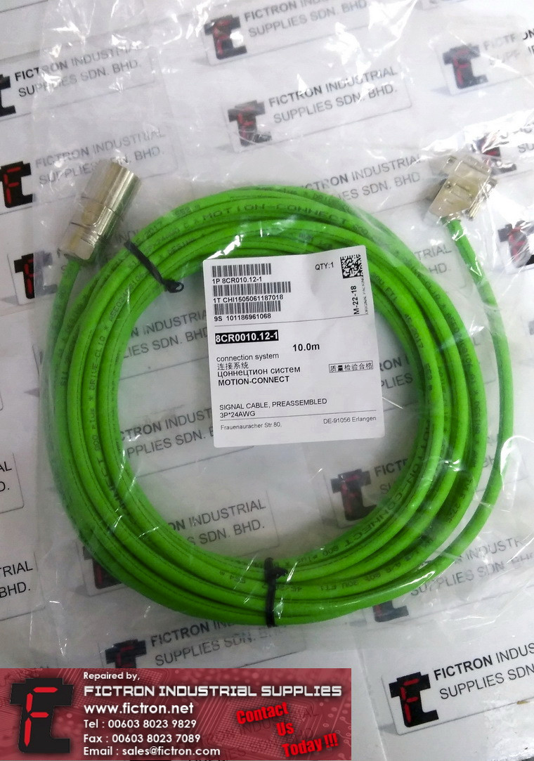 8CR0010.12-1 8CR0010.121 FICTRON Signal Cable Supply Malaysia Singapore Indonesia USA Thailand
