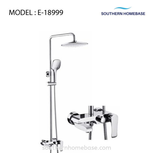 BATHROOM 3 WAY EXPOSED SHOWER SET ELITE E-18999 Shower Bathroom Johor Bahru (JB) Supplier, Supply | Southern Homebase Sdn Bhd