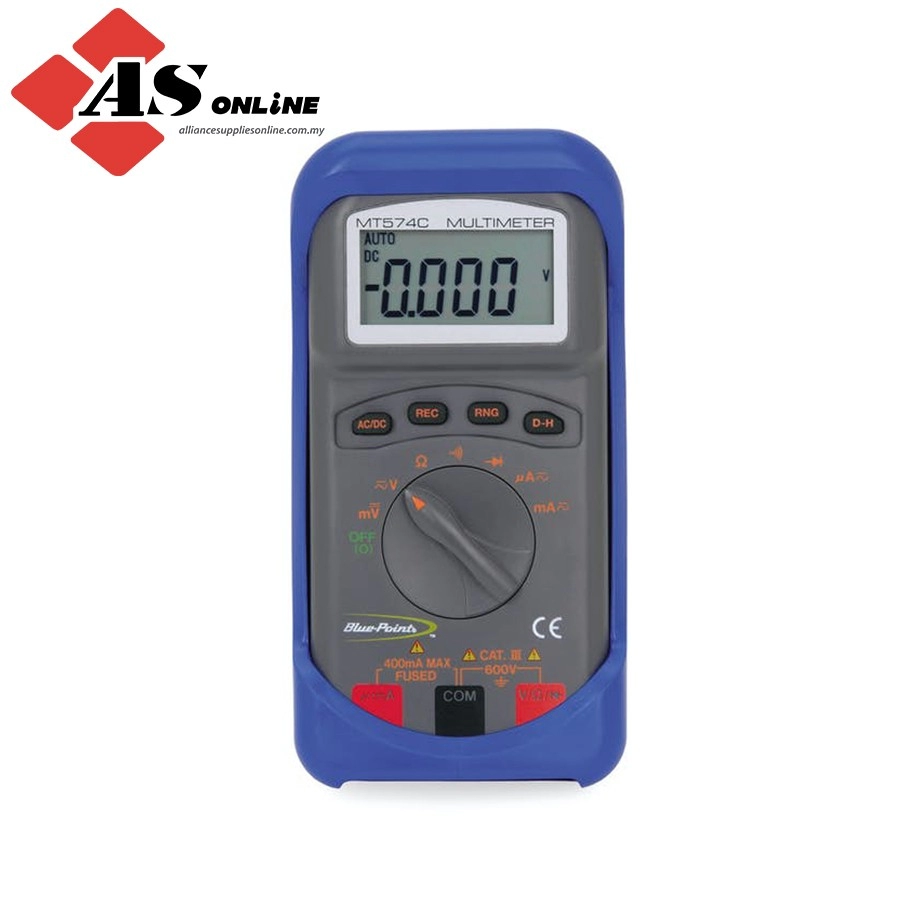 SNAP-ON Auto Ranging Digital Multimeter (Blue-Point) / Model: MT574C