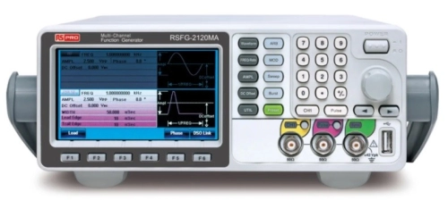 191-9723 - RS PRO RSFG-2120MA Function Generator 25MHz (Sinewave) LAN, USB