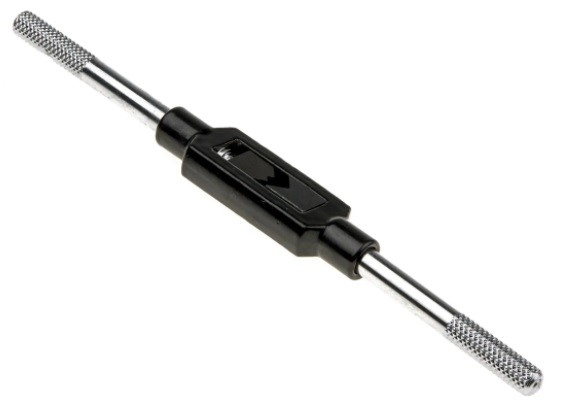 444-936 - RS PRO Adjustable Tap Wrench Tap Wrench Steel BA14 → 0BA, 1/4 → 1/2 in BSW, M1.4 → M12, 1/4