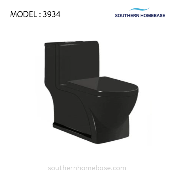 BATHROOM ONE-PIECE TOILET BLACK ELITE 3934 Toilet Bowl Bathroom Johor Bahru (JB) Supplier, Supply | Southern Homebase Sdn Bhd