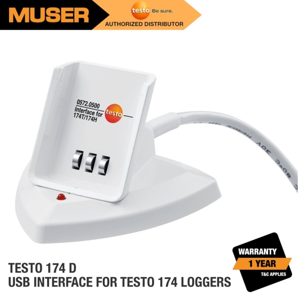 Testo 174 D USB Interface for Testo 174 Data Loggers Data Loggers Data Loggers / Monitoring System Kuala Lumpur (KL), Malaysia, Selangor Supplier, Suppliers, Supply, Supplies | Muser Apac Sdn Bhd