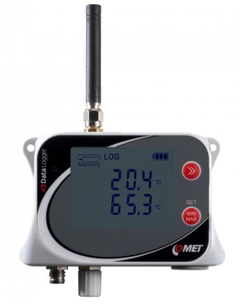 comet u0121m iot wireless temperature datalogger for 2 external probes, with built-in gsm modem