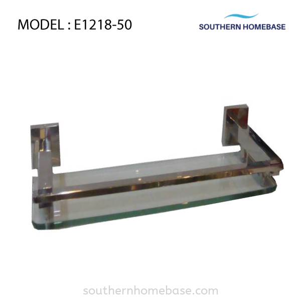 BATHROOM GLASS SHELF ELITE E1218-50 Glass Shelf Bathroom Johor Bahru (JB) Supplier, Supply | Southern Homebase Sdn Bhd