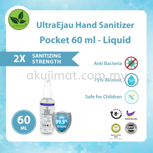 UltraEjau Hand Sanitizer 60ml - Liquid