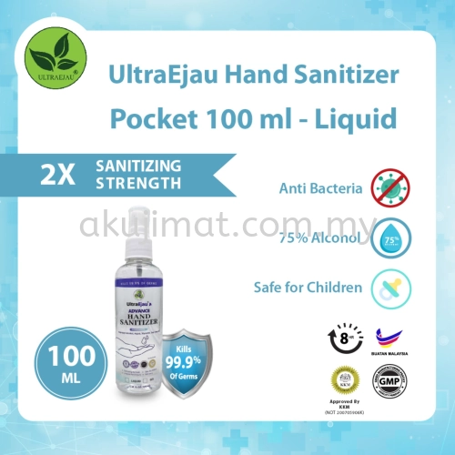 UltraEjau Hand Sanitizer 100ml - Liquid