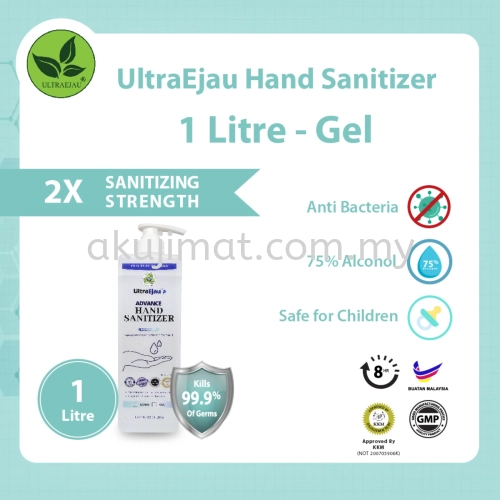 UltraEjau Hand Sanitizer 1 Liter - Gel