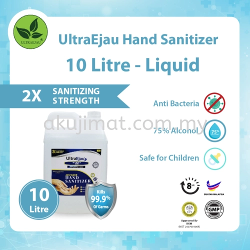 UltraEjau Hand Sanitizer 10 Liter - Liquid