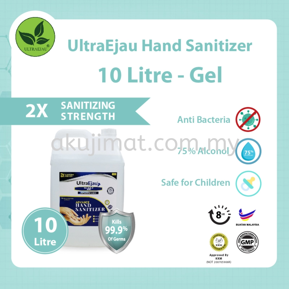 UltraEjau Hand Sanitizer 10 Liter - Gel 