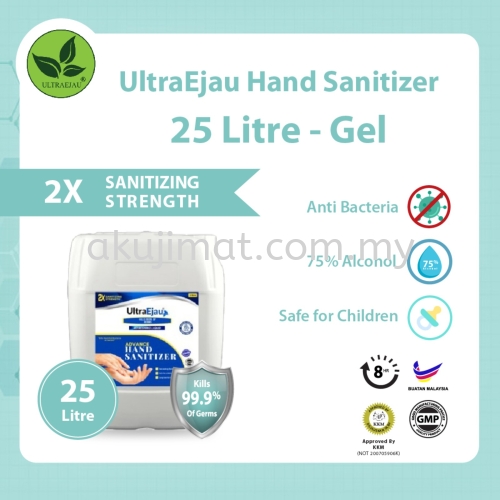 UltraEjau Hand Sanitizer 25 Liter - Gel