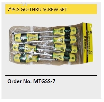 7PCS GO-THRU SCREWDRIVER SET GO THRU Screwdrivers & Fastening Tools Johor Bahru (JB), Kulai, Selangor, Putrajaya, KL, Malaysia Supplier, Suppliers, Supply, Supplies | S AUTOMOTIVE TOOLS EQUIPMENT (M) HOLDING SDN. BHD.