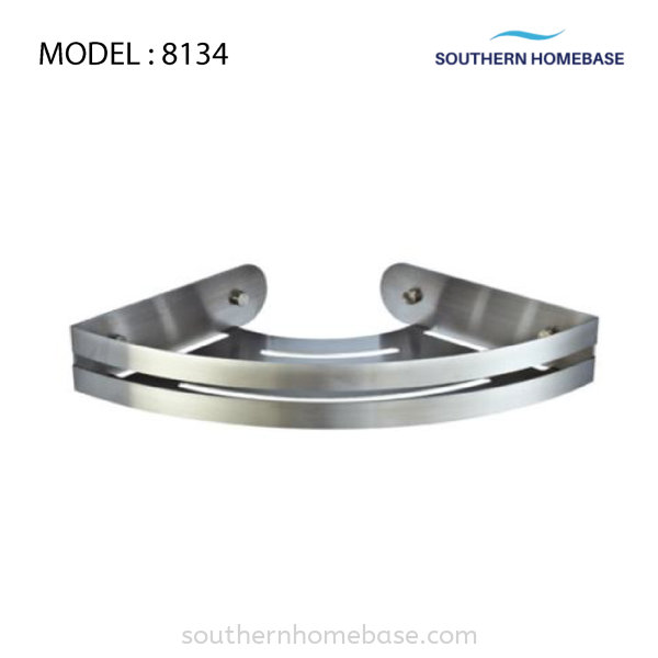 BATHROOM STAINLESS STEEL CORNER BASKET ELITE 8134 Bathroom Johor Bahru (JB) Supplier, Supply | Southern Homebase Sdn Bhd