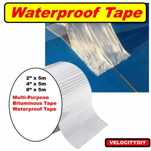 （防水胶布黑油布补漏胶带）Waterproof Tape Aluminum Butyl Rubber Tape for Pipe Metal RV Awning Roof Leak Window Seal Leak Trapping