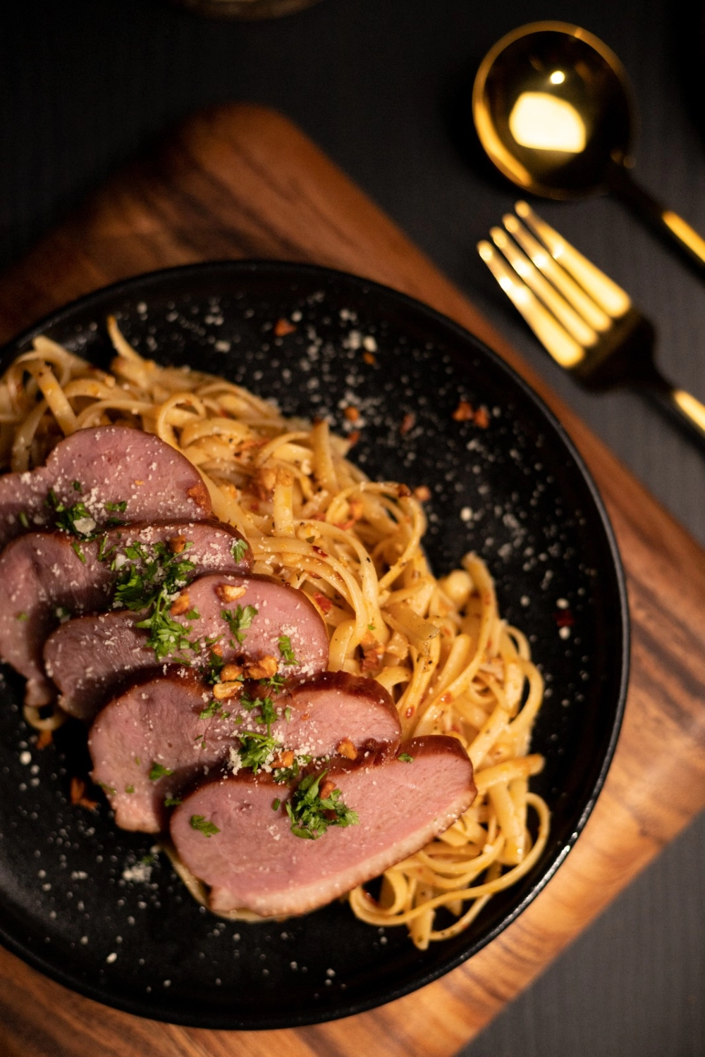 Smoked Duck ‘Balbal’ Aglio E Olio