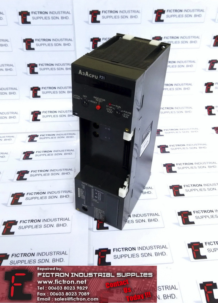 A3ACPUP21 MELSEC MITSUBISHI PLC Unit Supply Repair Malaysia Singapore Indonesia USA Thailand