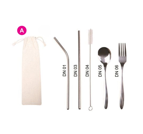 CS 201 Straw & Cutlery Set ( 5 in 1 ) Cutlery Set Drinkware Containers  Malaysia, Melaka, Selangor, Kuala Lumpur (KL), Johor Bahru (JB), Singapore  Supplier, Manufacturer, Wholesaler, Supply