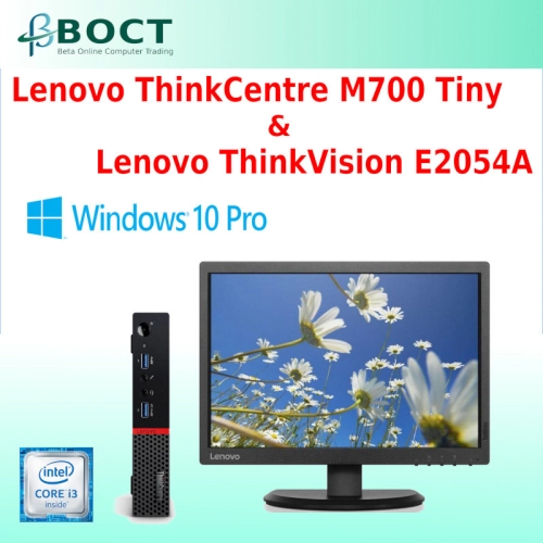 Lenovo ThinkCentre M700 Tiny + Lenovo ThinkVision E2054A