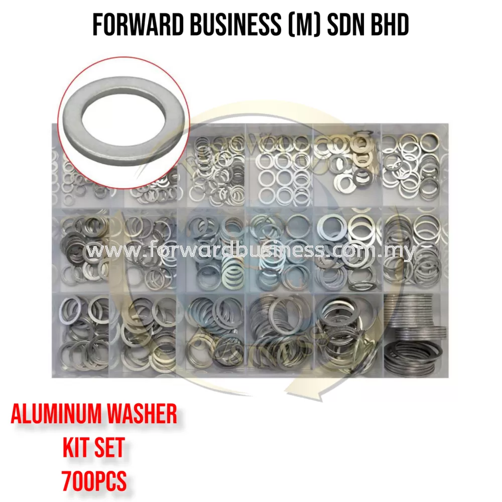 Aluminum Washer Kit Set (700 PCS)