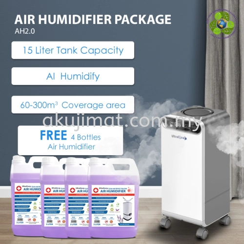 Air Humidifier 2.0 @ Free 4 Bottle Air Humidifier Disinfectant