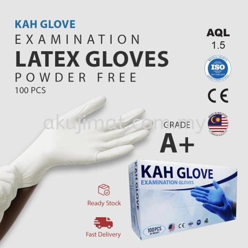 KAH Glove Latex Glove @ CE Certified