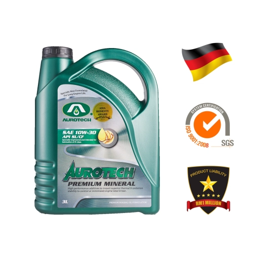 Aurotech Engine Oil 10W-30 Premium Mineral (3L)