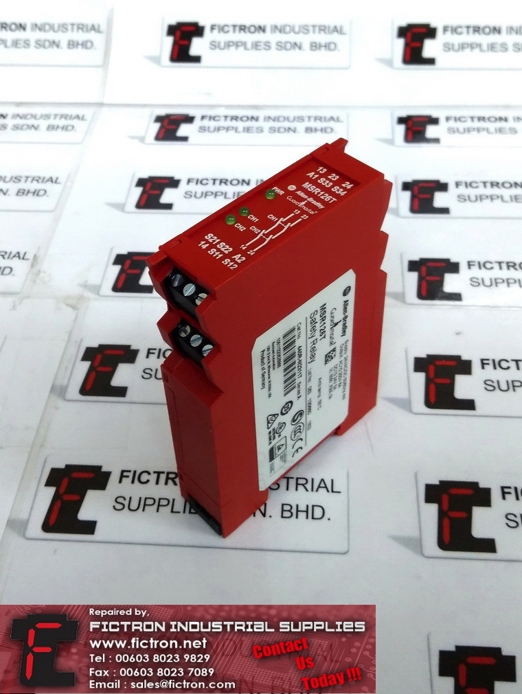 MSR126T ALLEN BRADLEY Single Function Safety Relay Supply Malaysia Singapore Indonesia USA Thailand