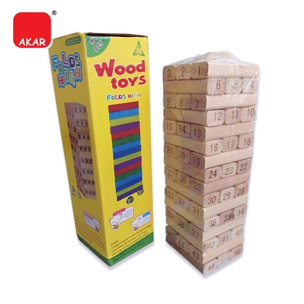 Jenga Wood Block Folds High Game / Jenga Wooden Tower Block Folds High Game [48pcs] (1 box) Games Selangor, Malaysia, Kuala Lumpur (KL), Semenyih Supplier, Suppliers, Supply, Supplies | V CAN (1999) SDN BHD