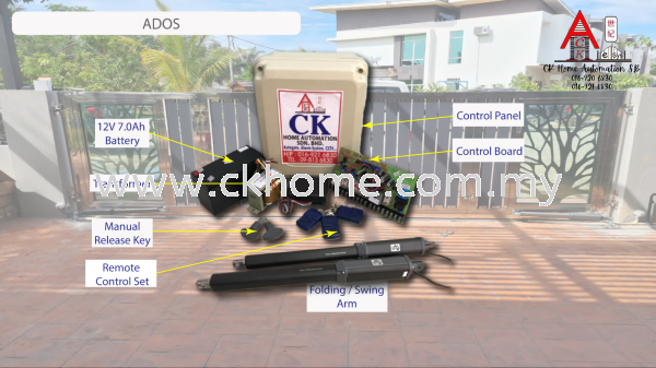 Automatic Folding & Swing Gate System - Ados Ados Folding & Swing  Automatic Gates Pahang, Malaysia, Kuantan Supplier, Installation, Supply, Supplies | C K HOME AUTOMATION SDN BHD