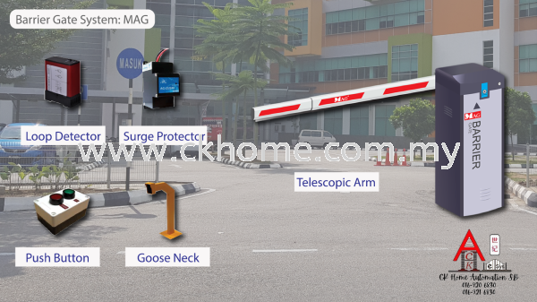 Barrier Gate System - MAG MAG Barrier Gates Pahang, Malaysia, Kuantan Supplier, Installation, Supply, Supplies | C K HOME AUTOMATION SDN BHD