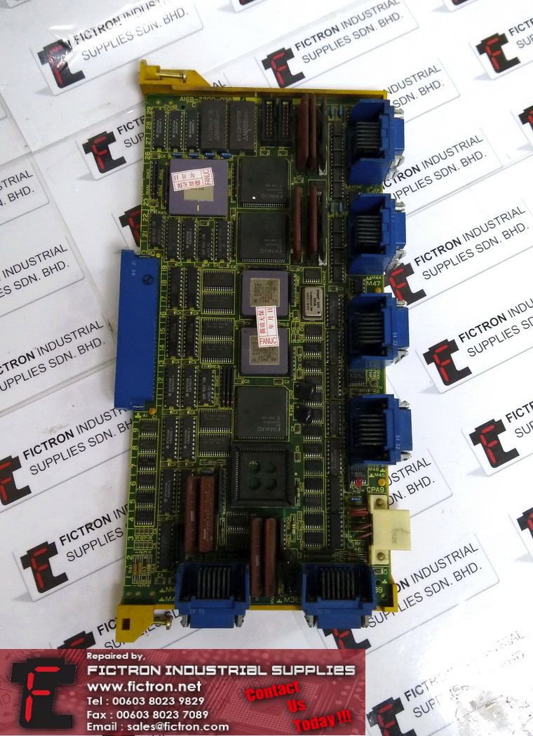 A16B-2200-036 A16B2200036 FANUC Control Board Supply Repair Malaysia Singapore Indonesia USA Thailand