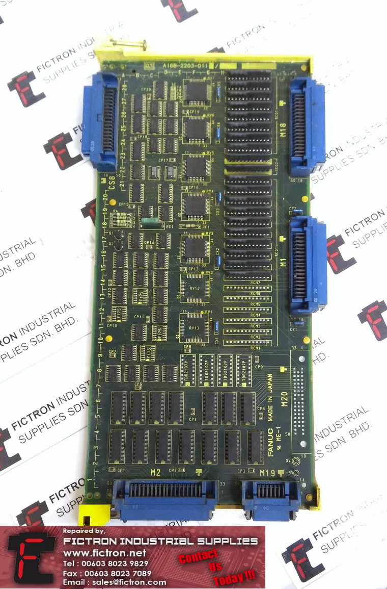 A16B-2203-011 A16B2203011 FANUC Circuit Board Supply Repair Malaysia Singapore Indonesia USA Thailand
