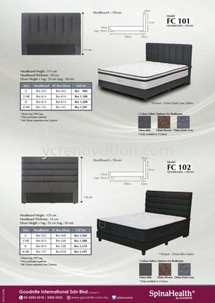 BEDFRAME FC101 FC102 BEDFRAME COLLECTION ONLINE SALES Johor Bahru (JB), Kota Tinggi, Malaysia Services | Yi Cheng Furniture Interior Design