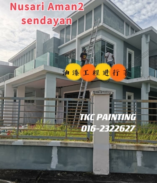 Nusari Aman2 #sendayanἴRefurbishment painting to be completed soon Nusari Aman2 #sendayanἴRefurbishment painting to be completed soon Painting Service  Negeri Sembilan, Port Dickson, Malaysia Service | TKC Painting Seremban Negeri Sembilan