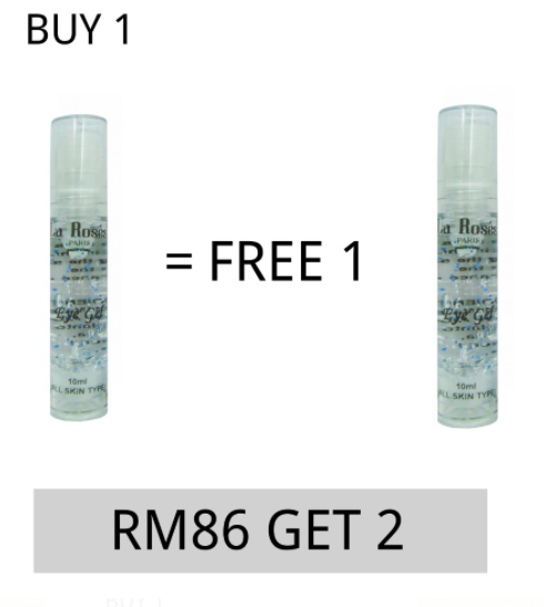 I Gel 10ML BUY 1 FREE 1 FACIAL & EYE / CREAM /GEL  La Roses Malaysia, Johor Bahru (JB) Supplier, Suppliers, Supply, Supplies | Mee Teck Beauty Sdn. Bhd.