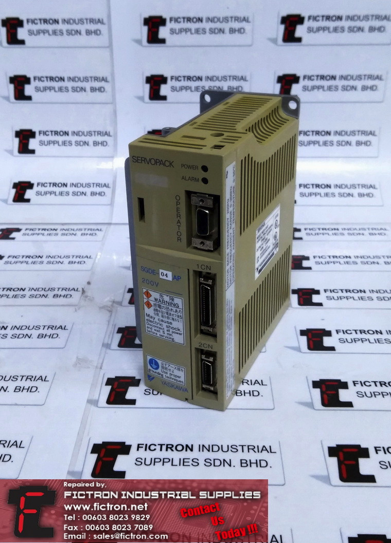 SGDE-04AP SGDE04AP YASKAWA Servopack Supply Repair Malaysia Singapore Indonesia USA Thailand