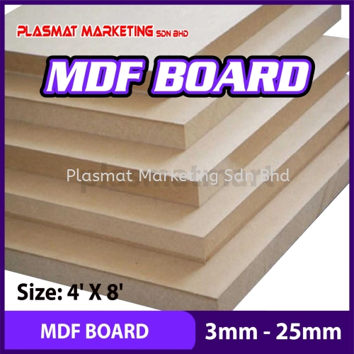 MDF BOARD 4'X8' (Medium Density Fiberboard)