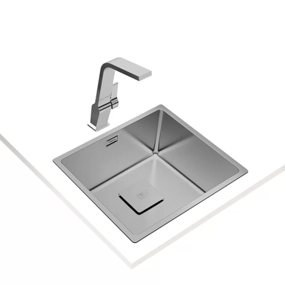 TEKA 3-in-1 Installation Stainless Steel Sink with one bowl FLEXLINEA RS15 45.40