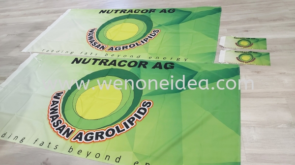 Customize Corporate Logo Flag Flag / Fabric Printing Johor Bahru (JB), Malaysia, Ulu Tiram Supplier, Suppliers, Supply, Supplies | Wen One Idea Enterprise