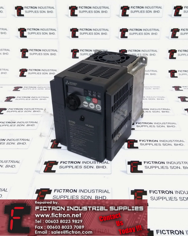 FR-D720S-1.5K-CHT FRD720S15KCHT MITSUBISHI Frequency Inverter Supply Repair Malaysia Singapore Indonesia USA Thailand