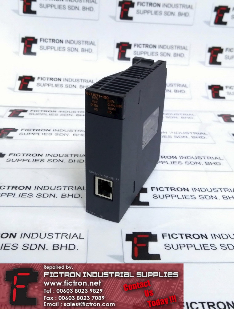 QJ71E71-100 QJ71E71100 MELSEC-Q MITSUBISHI PLC Unit Supply Repair Malaysia Singapore Indonesia USA Thailand