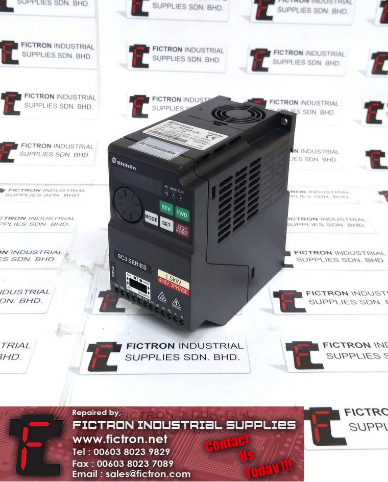 SC3-043-1.5K SC304315K SHIHLIN Inverter Drive Supply Repair Malaysia Singapore Indonesia USA Thailand