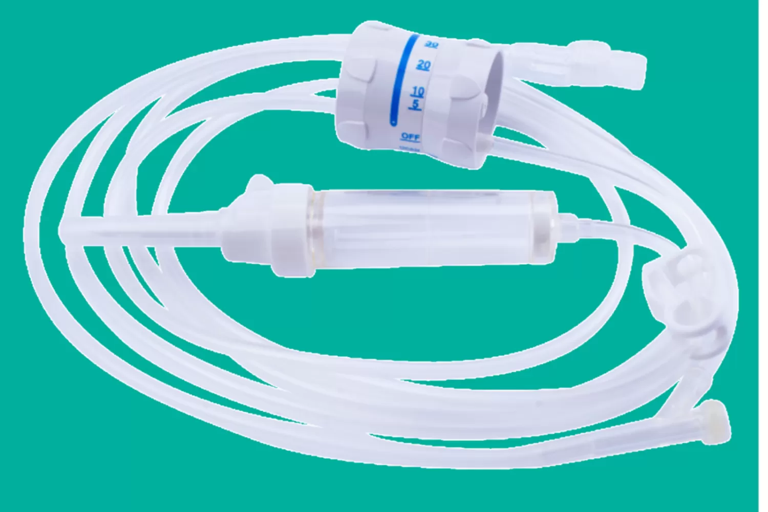 Disposable Infusion Set with Flow Regulator