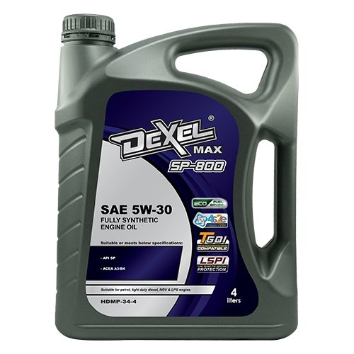 Dexel Max SP-800 SAE 5W-30  HDMP-34-4 (4L) HARDEX DEXEL MAX SP-800 SERIES FULLY SYNTHETIC ENGINE OIL PETROL & LIGHT DUTY DIESEL ENGINE OIL - DEXEL SERIES LUBRICANT PRODUCTS Pahang, Malaysia, Kuantan Manufacturer, Supplier, Distributor, Supply | Hardex Corporation Sdn Bhd
