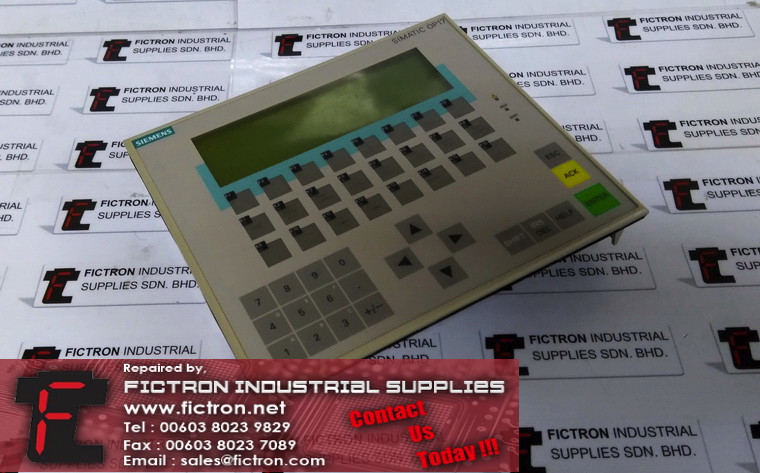 6AV3617-1JC20-0AX1 6AV36171JC200AX1 SIEMENS HMI Touch Panel Supply Repair Malaysia Singapore Indonesia USA Thailand