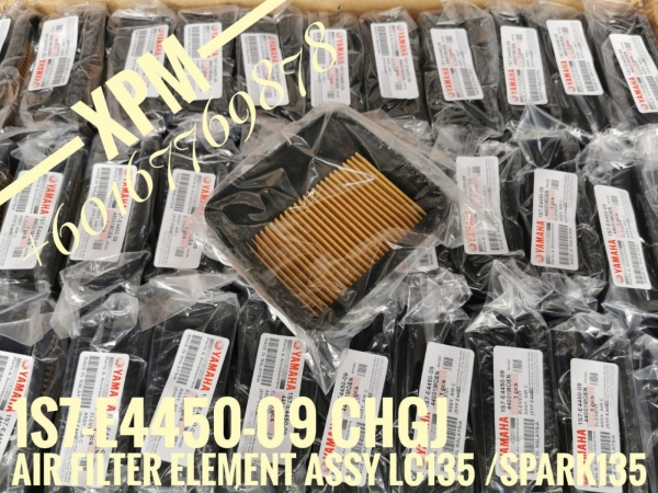 AIR FILTER ELEMENT ASSY LC135/SPARK135 1S7-E4450-09 YAMAHA PARTS YAMAHA 100% ORIGINAL PARTS PARTS CATALOG Johor Bahru JB Supply Suppliers | X Performance Motor