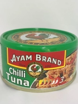 AYAM BRAND CHILI TUNA 185G 公鸡牌辣金枪鱼