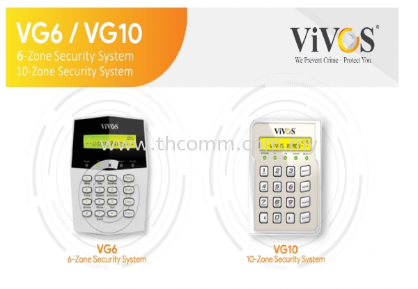 VIVOS VG6 / VG10 ALARM SYSTEM VIVOS ALARM Alarm   Supply, Suppliers, Sales, Services, Installation | TH COMMUNICATIONS SDN.BHD.