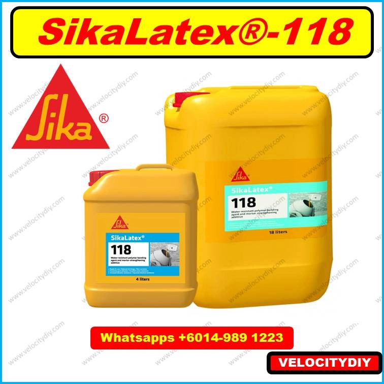 SikaLatex-118 Water-resistant polymer bonding agent and mortar-strengthening additive