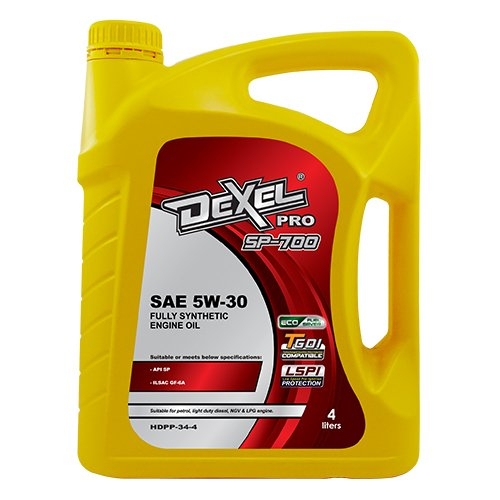 Dexel Pro SP-700 SAE 5W-30 HDPP-34-4 (4L) HARDEX DEXEL PRO SP-700 SERIES FULLY SYNTHETIC ENGINE OIL PETROL & LIGHT DUTY DIESEL ENGINE OIL - DEXEL SERIES LUBRICANT PRODUCTS Pahang, Malaysia, Kuantan Manufacturer, Supplier, Distributor, Supply | Hardex Corporation Sdn Bhd